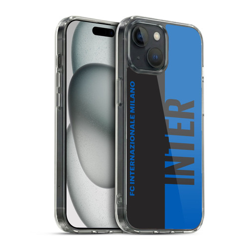 Fc Internazionale Milano Graphics Half Soft Gel Case for Apple iPhone 15 & MagSafe