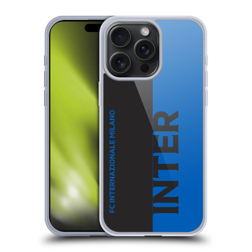 Fc Internazionale Milano Graphics Half Soft Gel Case for Apple iPhone 15 Pro Max