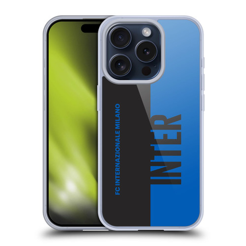 Fc Internazionale Milano Graphics Half Soft Gel Case for Apple iPhone 15 Pro & MagSafe