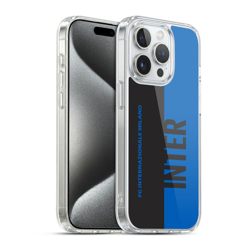 Fc Internazionale Milano Graphics Half Soft Gel Case for Apple iPhone 15 Pro & MagSafe