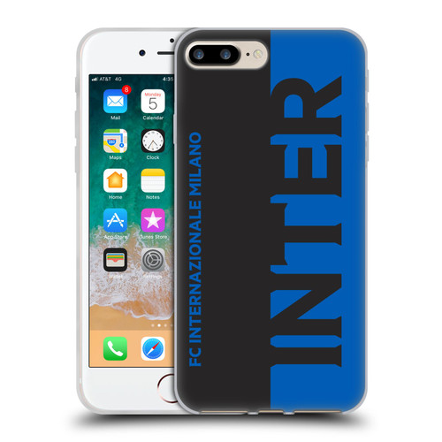 Fc Internazionale Milano Graphics Half Soft Gel Case for Apple iPhone 7 Plus / iPhone 8 Plus & MagSafe