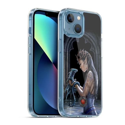 Anne Stokes Dragon Friendship Water Soft Gel Case for Apple iPhone 13 Mini