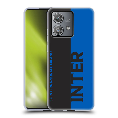 Fc Internazionale Milano Graphics Half Soft Gel Case for Motorola Edge 40 Neo 5G