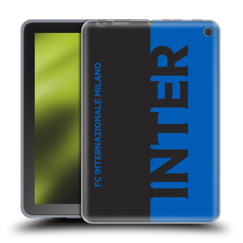 Fc Internazionale Milano Graphics Half Soft Gel Case for Amazon Fire HD 8/Fire HD 8 Plus 2020