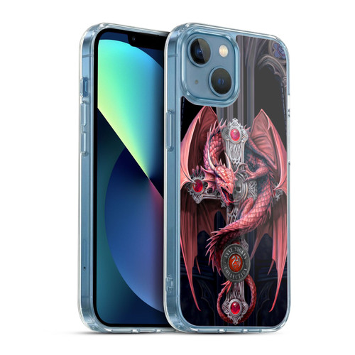Anne Stokes Dragons Gothic Guardians Soft Gel Case for Apple iPhone 13 Mini