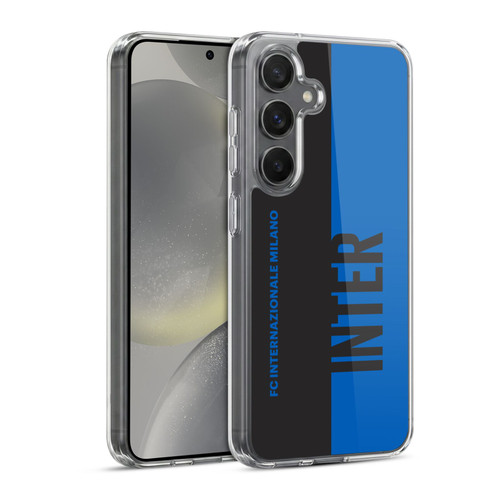 Fc Internazionale Milano Graphics Half Soft Gel Case for Samsung Galaxy S24 5G & MagSafe