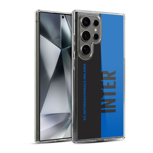 Fc Internazionale Milano Graphics Half Soft Gel Case for Samsung Galaxy S24 Ultra 5G & MagSafe