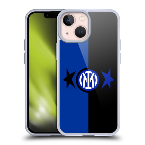 Fc Internazionale Milano IM 2Stars Black & Blue Soft Gel Case for Apple iPhone 13 Mini