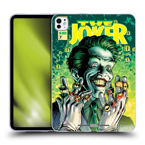 Batman DC Comics 90th Anniversary Comic Books The Joker #7 Soft Gel Case for Apple iPad Pro 11 M4 2024