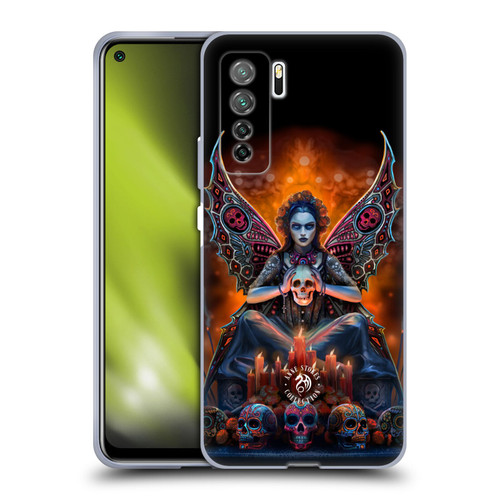 Anne Stokes Mix Fantasy Art Skull Fairy Soft Gel Case for Huawei Nova 7 SE/P40 Lite 5G