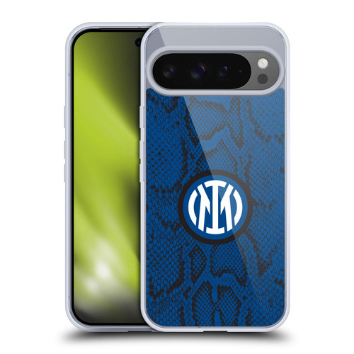 Fc Internazionale Milano Patterns Snake Soft Gel Case for Google Pixel 9 Pro XL