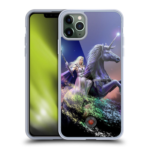 Anne Stokes Mix Fantasy Art Rainbow Magic Soft Gel Case for Apple iPhone 11 Pro Max