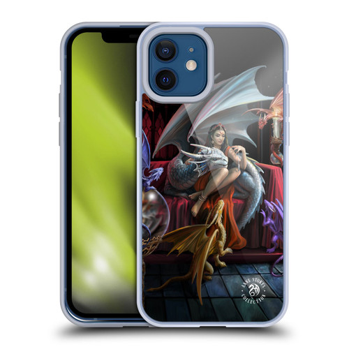 Anne Stokes Mix Fantasy Art Dragon Charm Soft Gel Case for Apple iPhone 12 / iPhone 12 Pro