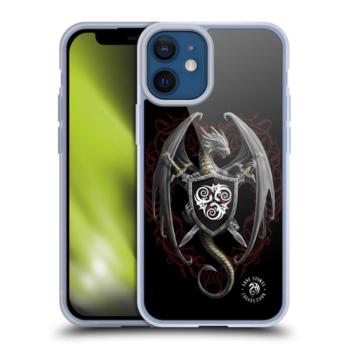 Anne Stokes Mix Fantasy Art Dragon Defender Soft Gel Case for Apple iPhone 12 Mini