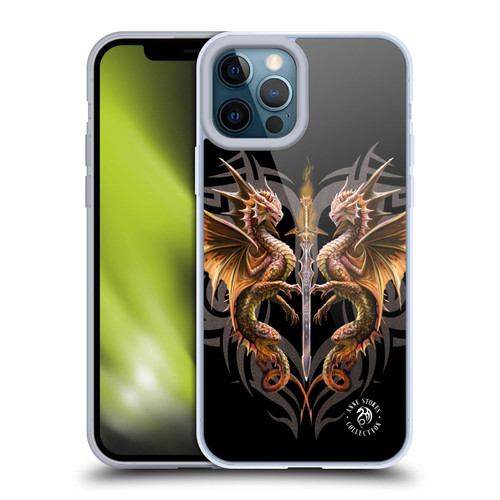 Anne Stokes Mix Fantasy Art Dragon Sword Soft Gel Case for Apple iPhone 12 Pro Max