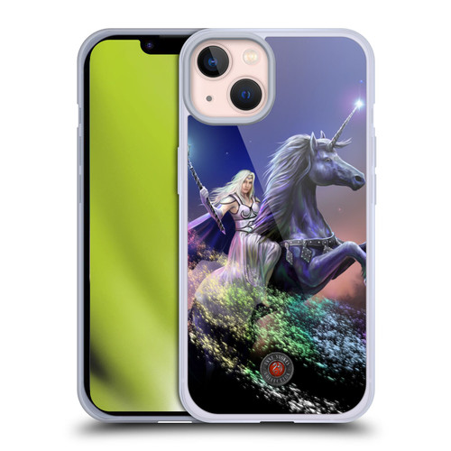 Anne Stokes Mix Fantasy Art Rainbow Magic Soft Gel Case for Apple iPhone 13