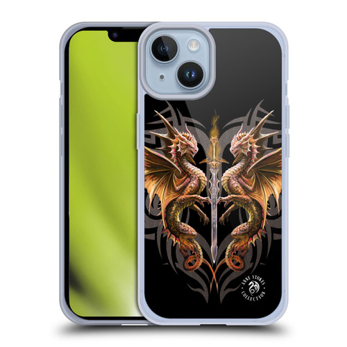 Anne Stokes Mix Fantasy Art Dragon Sword Soft Gel Case for Apple iPhone 14 Anne Stokes Mix Fantasy Art Dragon Sword Soft Gel Case for Apple iPhone 14