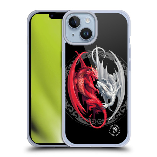 Anne Stokes Mix Fantasy Art Merlin's Dragons Soft Gel Case for Apple iPhone 14