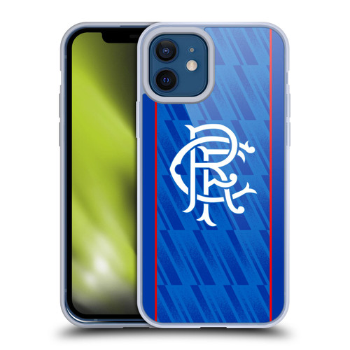 Rangers FC 2024/25 Kit Home Soft Gel Case for Apple iPhone 12 / iPhone 12 Pro