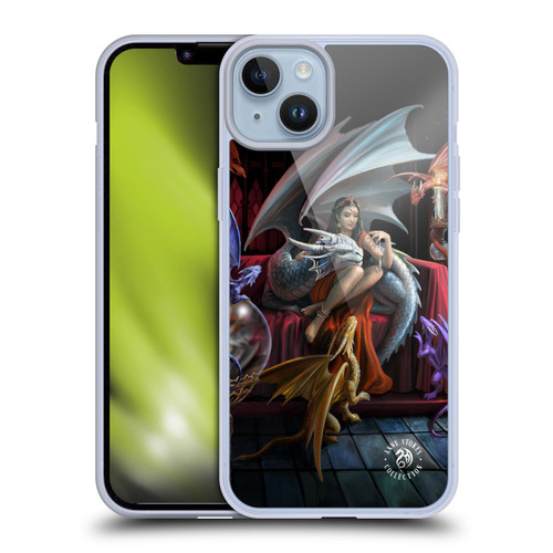 Anne Stokes Mix Fantasy Art Dragon Charm Soft Gel Case for Apple iPhone 14 Plus