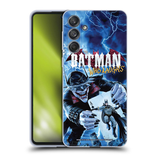 Batman DC Comics 90th Anniversary Comic Books The Batman Who Laughs Soft Gel Case for Samsung Galaxy M55 5G