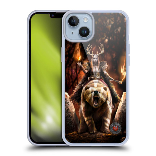 Anne Stokes Mix Fantasy Art Viking Witch Soft Gel Case for Apple iPhone 14 Plus
