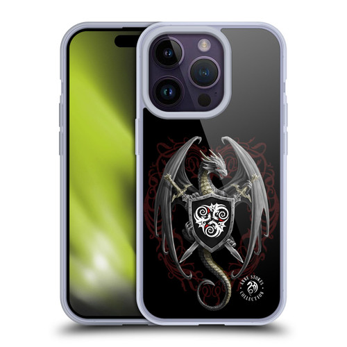 Anne Stokes Mix Fantasy Art Dragon Defender Soft Gel Case for Apple iPhone 14 Pro