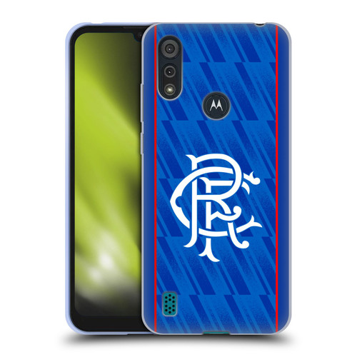 Rangers FC 2024/25 Kit Home Soft Gel Case for Motorola Moto E6s (2020)