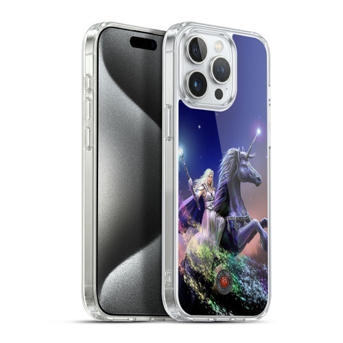 Anne Stokes Mix Fantasy Art Rainbow Magic Soft Gel Case for Apple iPhone 15 Pro Max