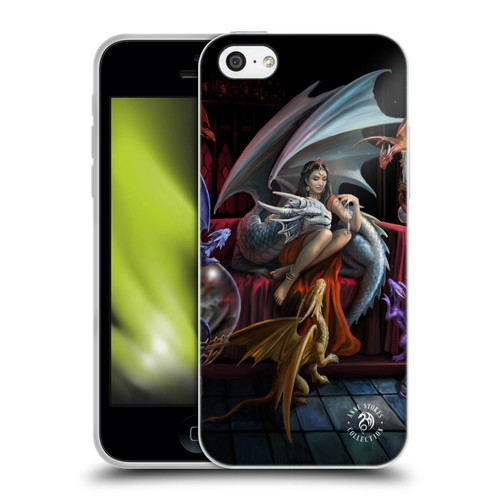 Anne Stokes Mix Fantasy Art Dragon Charm Soft Gel Case for Apple iPhone 5c