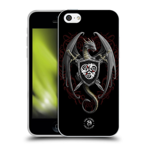 Anne Stokes Mix Fantasy Art Dragon Defender Soft Gel Case for Apple iPhone 5c