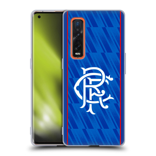 Rangers FC 2024/25 Kit Home Soft Gel Case for OPPO Find X2 Pro 5G