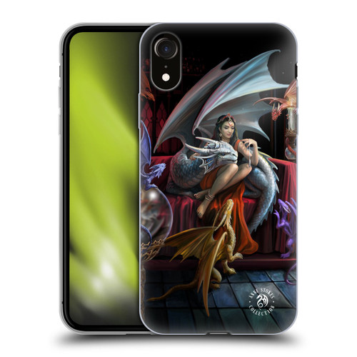 Anne Stokes Mix Fantasy Art Dragon Charm Soft Gel Case for Apple iPhone XR