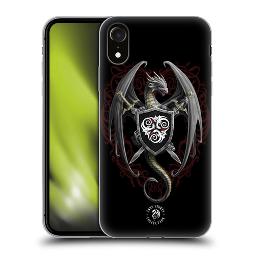 Anne Stokes Mix Fantasy Art Dragon Defender Soft Gel Case for Apple iPhone XR