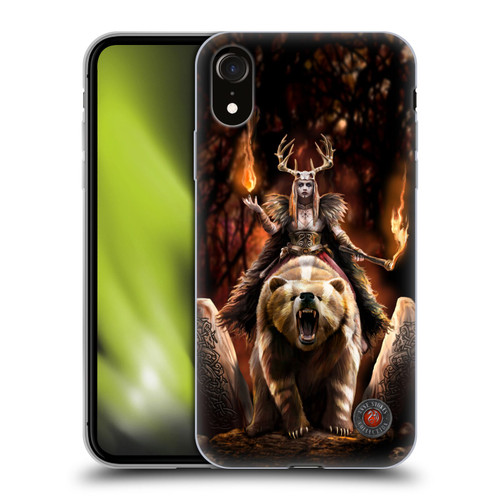 Anne Stokes Mix Fantasy Art Viking Witch Soft Gel Case for Apple iPhone XR