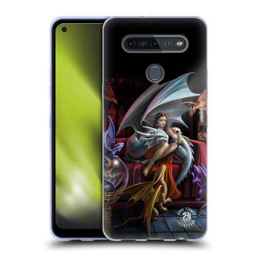 Anne Stokes Mix Fantasy Art Dragon Charm Soft Gel Case for LG K51S