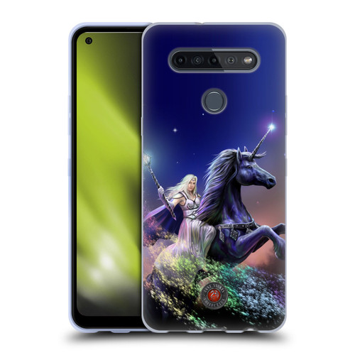 Anne Stokes Mix Fantasy Art Rainbow Magic Soft Gel Case for LG K51S