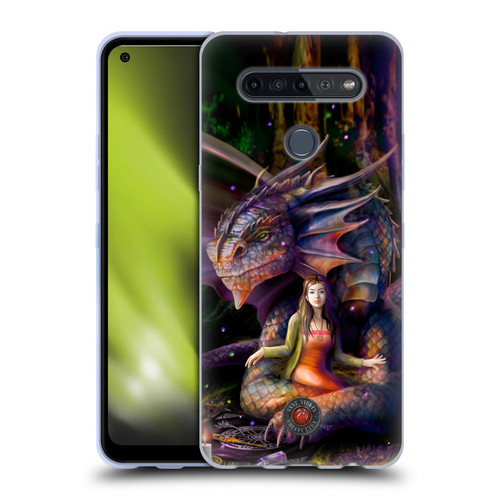 Anne Stokes Mix Fantasy Art Spirit Dragon Soft Gel Case for LG K51S
