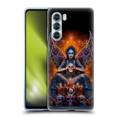 Anne Stokes Mix Fantasy Art Skull Fairy Soft Gel Case for Motorola Edge S30 / Moto G200 5G