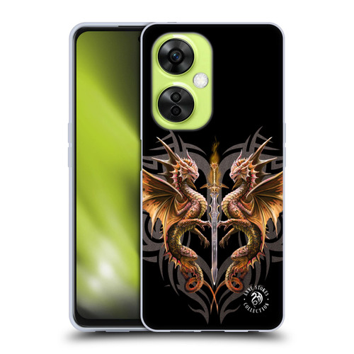 Anne Stokes Mix Fantasy Art Dragon Sword Soft Gel Case for OnePlus Nord CE 3 Lite 5G