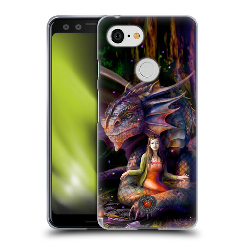 Anne Stokes Mix Fantasy Art Spirit Dragon Soft Gel Case for Google Pixel 3