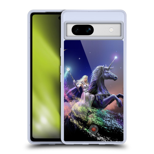 Anne Stokes Mix Fantasy Art Rainbow Magic Soft Gel Case for Google Pixel 7a