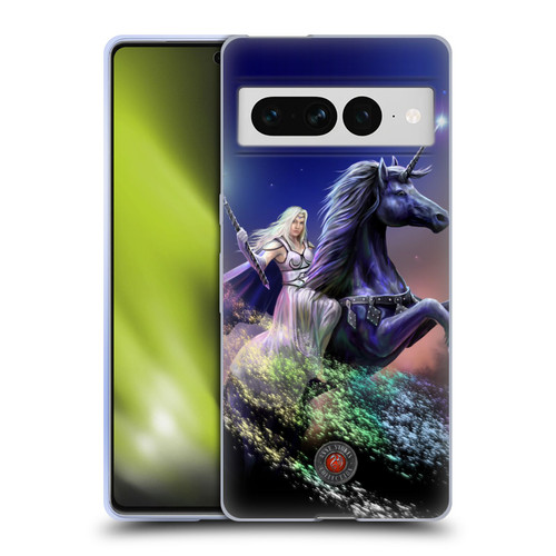 Anne Stokes Mix Fantasy Art Rainbow Magic Soft Gel Case for Google Pixel 7 Pro