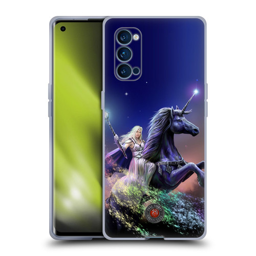 Anne Stokes Mix Fantasy Art Rainbow Magic Soft Gel Case for OPPO Reno 4 Pro 5G