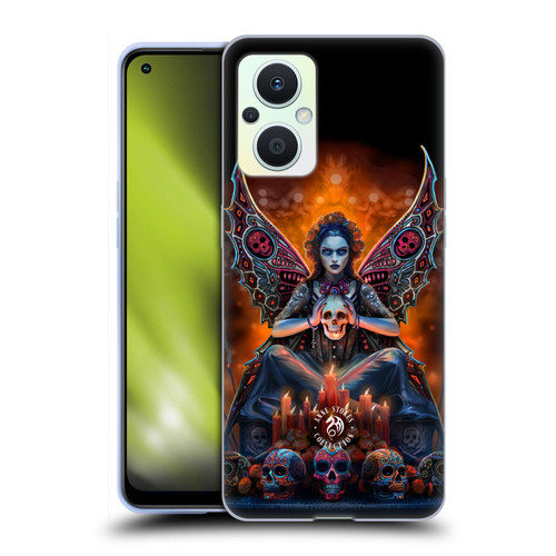 Anne Stokes Mix Fantasy Art Skull Fairy Soft Gel Case for OPPO Reno8 Lite