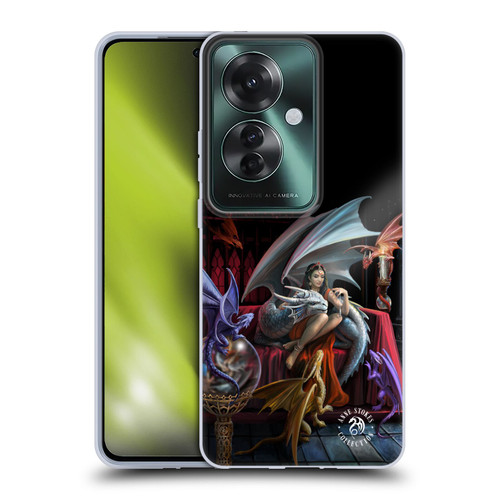 Anne Stokes Mix Fantasy Art Dragon Charm Soft Gel Case for OPPO Reno11 F 5G / F25 Pro 5G