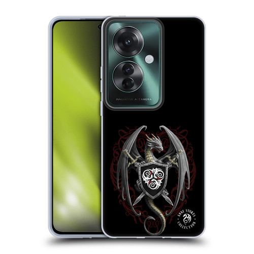 Anne Stokes Mix Fantasy Art Dragon Defender Soft Gel Case for OPPO Reno11 F 5G / F25 Pro 5G