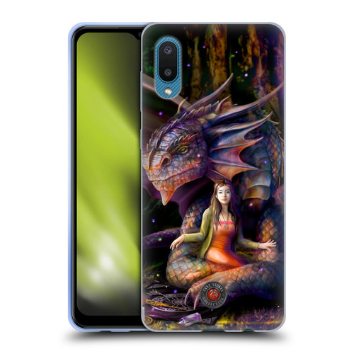 Anne Stokes Mix Fantasy Art Spirit Dragon Soft Gel Case for Samsung Galaxy A02/M02 (2021)
