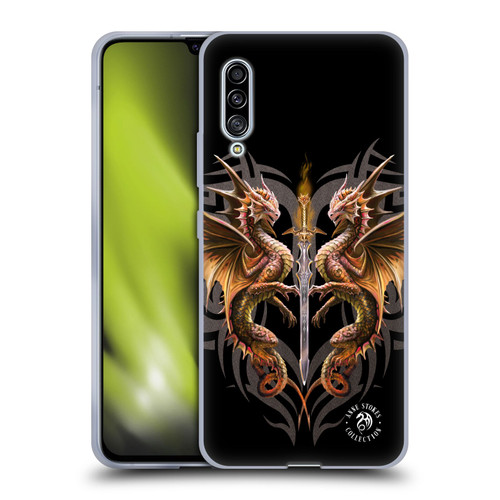 Anne Stokes Mix Fantasy Art Dragon Sword Soft Gel Case for Samsung Galaxy A90 5G (2019)