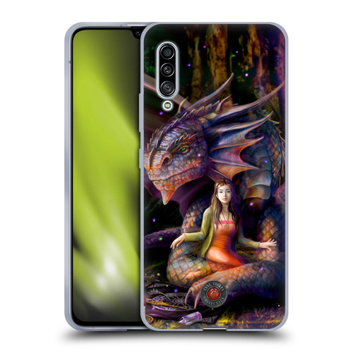 Anne Stokes Mix Fantasy Art Spirit Dragon Soft Gel Case for Samsung Galaxy A90 5G (2019)